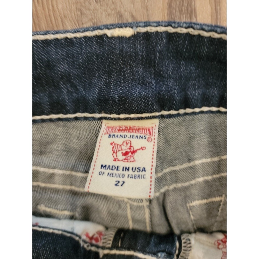 TRUE RELIGION Womens Jeans Bootcut Size 27 Made In Usa - Picture 3 of 13